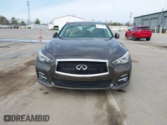 2016 Infiniti Q50 2.0t Premium with VIN JN1CV7AR3GM250651, listed as a IAAI auction lot 41768184 with 105,621 mi miles. Bid and sale history available at carsss.com. Image 12.