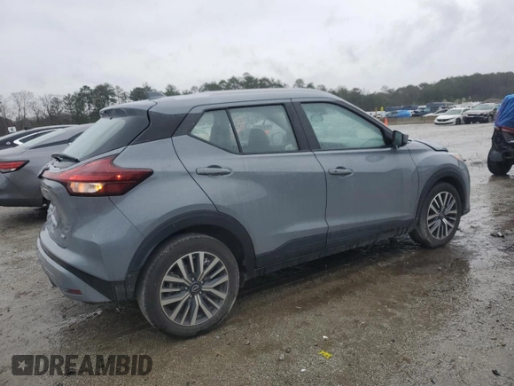 2023 Nissan Kicks SV with VIN 3N1CP5CV0PL513701, listed as a Copart auction lot 48261575 with 71,370 mi miles and Salvage Title. Bid and sale history available at DreamBid. Image 3.