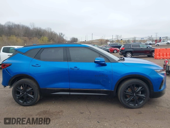 2021 Chevrolet Blazer RS with VIN 3GNKBKRS2MS517518, listed as a IAAI auction lot 42016670 with 68,429 mi miles and . Bid and sale history available at DreamBid. Image 13.