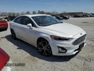 2020 Ford Fusion Titanium with VIN 3FA6P0K9XLR204414, listed as a Copart auction lot 51133515 with 123,564 mi miles and Clean title. Bid and sale history available at DreamBid. Image 4.