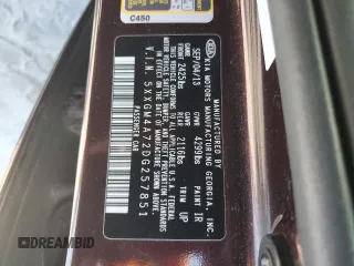2013 Kia Optima LX z VIN 5XXGM4A72DG257851, wystawiony jako Copart lot #52409785 z przebiegiem 43 699 mil mil oraz Szkody całkowita. Historia ofert i sprzedaży dostępna na DreamBid. Obrazek 15.
