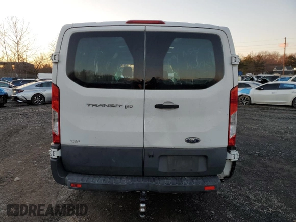2016 Ford Transit Cargo with VIN 1FTYE1ZM4GKA63584, listed as a Copart auction lot 42264265 with 107,035 mi miles and Salvage Title. Bid and sale history available at carsss.com. Image 6.