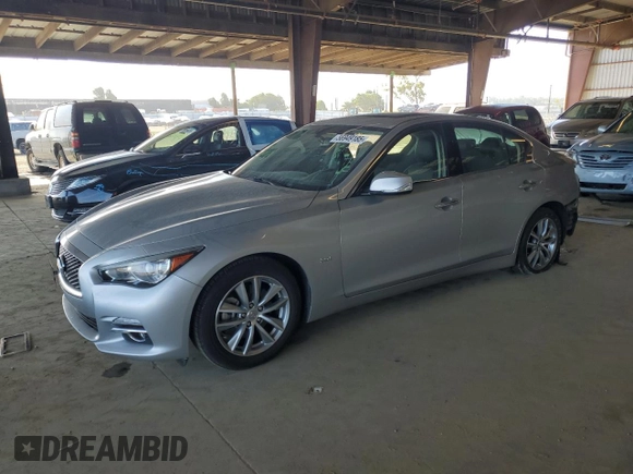2017 Infiniti Q50 Premium с VIN JN1EV7AP8HM736591, выставлен на аукционе Copart как лот 56949185 с пробегом 52 999 миль миль и Списание • Salvage title. История ставок и продаж доступна на DreamBid. Изображение 1.