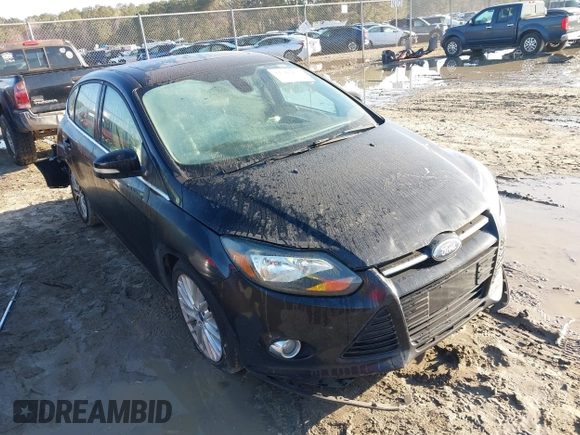 2012 Ford Focus SEL with VIN 1FAHP3M29CL270395, listed as a IAAI auction lot 41763912 with 145,872 mi miles. Bid and sale history available at carsss.com. Image 1.
