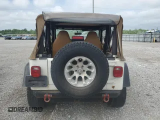 1998 Jeep Wrangler SE with VIN 1J4FY29P6WP796472, listed as a Copart auction lot 54879025 with 118,664 mi miles and Salvage title. Bid and sale history available at DreamBid. Image 6.