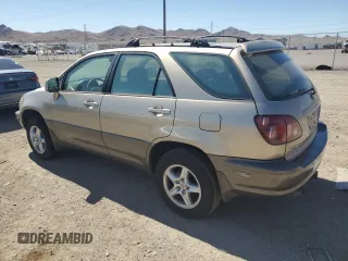 1999 Lexus RX 300 Luxury SUV with VIN JT6GF10U7X0036274, listed as a Copart auction lot 57787864 with 211,369 mi miles and Salvage Title. Bid and sale history available at carsss.com. Image 2.