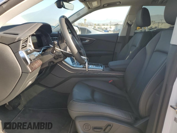 2023 Audi Q8 Premium Plus with VIN WA1BVBF14PD005012, listed as a Copart auction lot 79888553 with 10,092 mi miles and . Bid and sale history available at DreamBid. Image 7.