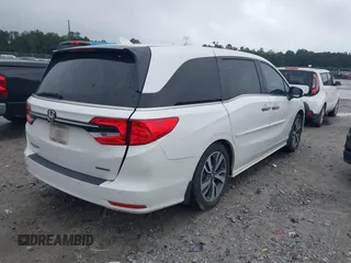 2022 Honda Odyssey Touring with VIN 5FNRL6H87NB058420, listed as a IAAI auction lot 42234499 with 78,633 mi miles and . Bid and sale history available at DreamBid. Image 4.