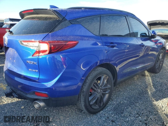 2021 Acura RDX w/A-Spec Package with VIN 5J8TC2H69ML033478, listed as a Copart auction lot 74137784 with Not Provided miles and Non Repairable. Bid and sale history available at carsss.com. Image 3.