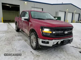 2024 Ford F-150 XLT with VIN 1FTEW3LPXRKE09347, listed as a Copart auction lot 42101375 with 2,301 mi miles and Salvage Title. Bid and sale history available at carsss.com. Image 10.