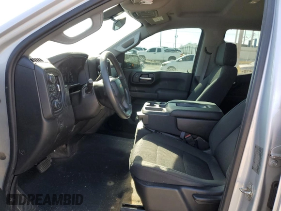 2019 Chevrolet Silverado 1500 Custom with VIN 1GCRYBEH9KZ222917, listed as a Copart auction lot 44369895 with 98,872 mi miles and Salvage Title. Bid and sale history available at DreamBid. Image 7.
