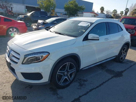 2016 Mercedes-Benz GLA with VIN WDCTG4EB8GJ203176, listed as a IAAI auction lot 41587504 with 132,221 mi miles. Bid and sale history available at carsss.com. Image 2.