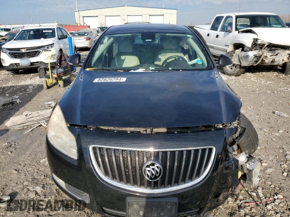 2012 Buick Regal with VIN 2G4GR5EK2C9150614, listed as a Copart auction lot 82626284 with 163,931 mi miles and Salvage Title. Bid and sale history available at carsss.com. Image 5.