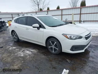 2022 Subaru Impreza Premium with VIN 4S3GTAD65N3726260, listed as a IAAI auction lot 41641598 with 36,657 mi miles. Bid and sale history available at carsss.com. Image 1.