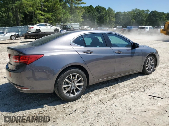 2020 Acura TLX w/Technology Pkg with VIN 19UUB1F58LA017648, listed as a Copart auction lot 63234143 with 0 mi miles. Bid and sale history available at carsss.com. Image 3.