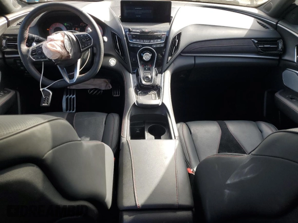 2023 Acura RDX Advance with VIN 5J8TC2H80PL019474, listed as a Copart auction lot 57216245 with 16,359 mi miles and Salvage title. Bid and sale history available at DreamBid. Image 8.