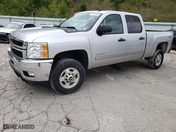 2014 Chevrolet Silverado 2500HD LT with VIN 1GC1KXCG6EF156581, listed as a Copart auction lot 73197434 with 166,083 mi miles and Salvage Title. Bid and sale history available at carsss.com. Image 1.