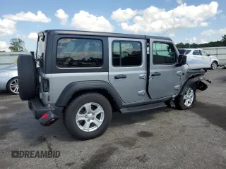 2021 Jeep Wrangler Unlimited Sport S z VIN 1C4HJXDN3MW637613, wystawiony jako Copart lot #63223055 z przebiegiem 66 380 mil mil oraz Szkoda całkowita • Salvage title. Historia ofert i sprzedaży dostępna na DreamBid. Obrazek 3.