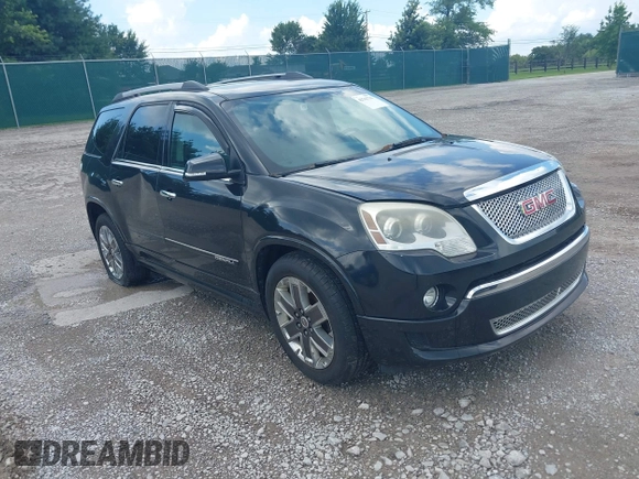 2012 GMC Acadia Denali with VIN 1GKKVTED3CJ168189, listed as a IAAI auction lot 42761716 with 195,551 mi miles and . Bid and sale history available at DreamBid. Image 1.