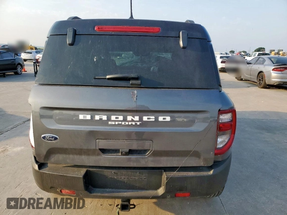 2024 Ford Bronco Sport Outer Banks with VIN 3FMCR9C65RRF13387, listed as a Copart auction lot 57035705 with 5,488 mi miles and Salvage title. Bid and sale history available at DreamBid. Image 6.