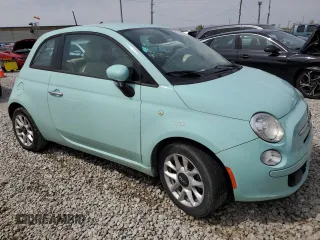 2017 FIAT 500 Pop with VIN 3C3CFFKR6HT694321, listed as a Copart auction lot 52919045 with 46,497 mi miles and Salvage Title. Bid and sale history available at carsss.com. Image 4.