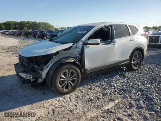 2021 Honda CR-V EX-L with VIN 5J6RW1H82ML008198, listed as a Copart auction lot 49680595 with 60,688 mi miles and Salvage Title. Bid and sale history available at carsss.com. Image 1.