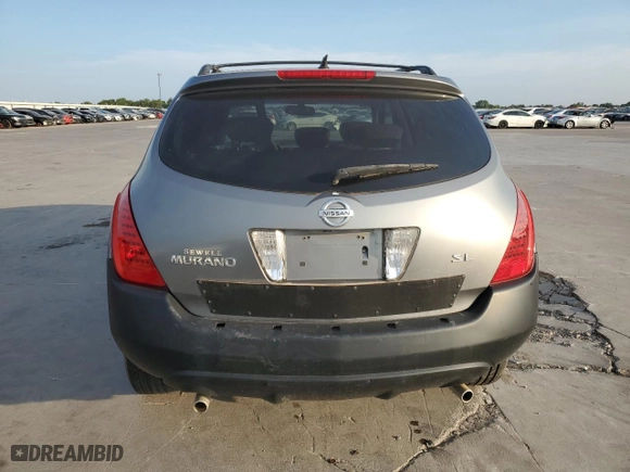 2006 Nissan Murano S with VIN JN8AZ08TX6W412414, listed as a Copart auction lot 68892454 with 152,540 mi miles and Salvage Title. Bid and sale history available at carsss.com. Image 6.