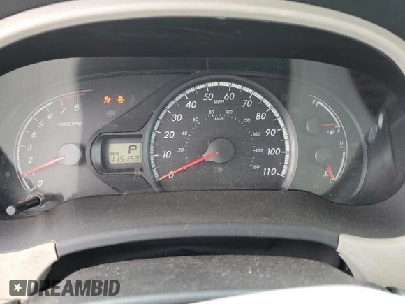 2012 Toyota Sienna with VIN 5TDZK3DC2CS272641, listed as a Copart auction lot 53378905 with 115,153 mi miles and Salvage title. Bid and sale history available at DreamBid. Image 9.
