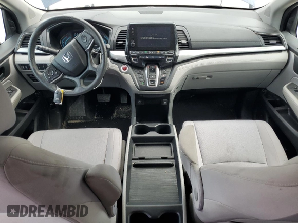 2021 Honda Odyssey EX with VIN 5FNRL6H59MB005691, listed as a Copart auction lot 55347265 with 45,060 mi miles and Clean Title. Bid and sale history available at DreamBid. Image 8.