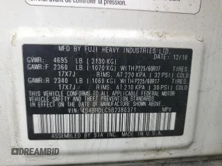 2011 Subaru Outback Limited Power Moon with VIN 4S4BRDLC5B2380371, listed as a Copart auction lot 58298975 with 155,251 mi miles and Clean title. Bid and sale history available at DreamBid. Image 13.