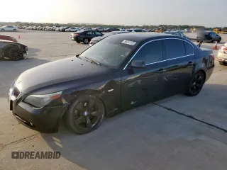 2007 BMW 5 Series 525i z VIN WBANE53577CW67133, wystawiony jako Copart lot #65237115 z przebiegiem 187 484 mil mil oraz Szkoda całkowita • Salvage title. Historia ofert i sprzedaży dostępna na DreamBid. Obrazek 1.