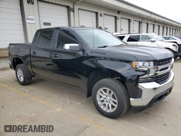 2021 Chevrolet Silverado 1500 LT with VIN 1GCUYDED2MZ262715, listed as a Copart auction lot 49122735 with 83,864 mi miles and Salvage Title. Bid and sale history available at carsss.com. Image 4.