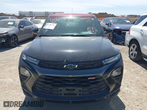 2021 Chevrolet TrailBlazer RS with VIN KL79MTSL3MB020223, listed as a IAAI auction lot 41790706 with 64,859 mi miles. Bid and sale history available at carsss.com. Image 12.