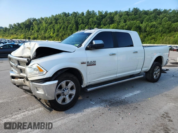 2017 Ram 2500 Laramie with VIN 3C6UR5NJ8HG737905, listed as a Copart auction lot 63763595 with 299,802 mi miles and Salvage title. Bid and sale history available at DreamBid. Image 1.