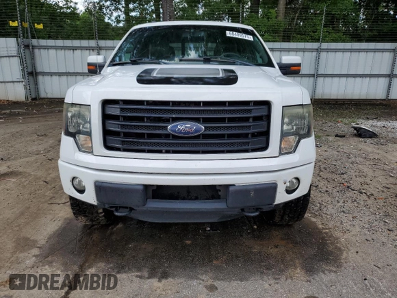 2014 Ford F-150 XL with VIN 1FTFW1EF4EFB77909, listed as a Copart auction lot 60409575 with 201,434 mi miles and Salvage title. Bid and sale history available at DreamBid. Image 5.