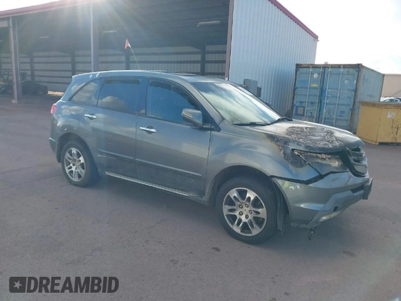 2009 Acura MDX Tech Pkg with VIN 2HNYD28639H502886, listed as a IAAI auction lot 41135344 with 1 mi miles. Bid and sale history available at carsss.com. Image 1.