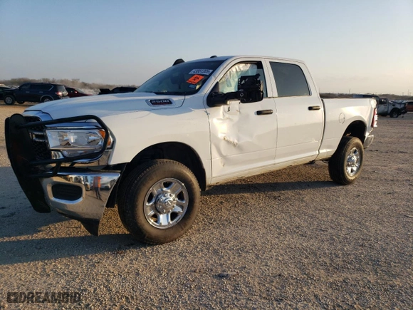 2023 Ram 2500 Tradesman with VIN 3C6UR5CJ9PG518386, listed as a Copart auction lot 43851305 with 17,637 mi miles and Salvage Title. Bid and sale history available at carsss.com. Image 1.