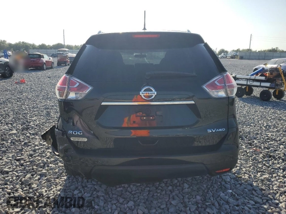 2015 Nissan Rogue SL with VIN 5N1AT2MV6FC874742, listed as a Copart auction lot 54903235 with 95,249 mi miles and Salvage Title. Bid and sale history available at DreamBid. Image 6.