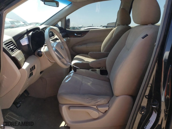 2012 Nissan Quest S with VIN JN8AE2KP8C9033053, listed as a Copart auction lot 54130704 with 155,162 mi miles and Salvage Title. Bid and sale history available at carsss.com. Image 7.