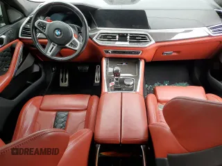 2022 BMW X6 M with VIN 5YMCY0C09N9J70336, listed as a Copart auction lot 52682365 with 0 mi miles and Salvage Title. Bid and sale history available at carsss.com. Image 8.