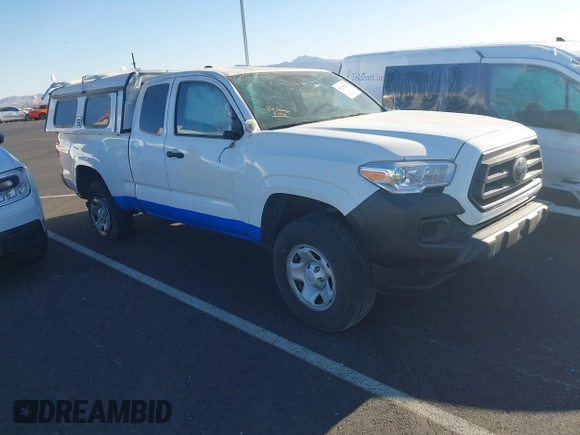 2022 Toyota Tacoma SR with VIN 3TYRX5GN6NT057748, listed as a IAAI auction lot 41238219 with 26,022 mi miles and . Bid and sale history available at DreamBid. Image 1.