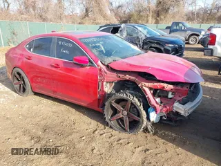 2018 Acura TLX with VIN 19UUB2F30JA002191, listed as a IAAI auction lot 41432550 with 81,233 mi miles. Bid and sale history available at carsss.com. Image 1.