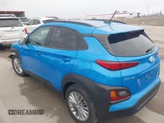 2020 Hyundai Kona SEL with VIN KM8K22AA2LU474451, listed as a IAAI auction lot 41707366 with 40,329 mi miles. Bid and sale history available at carsss.com. Image 3.