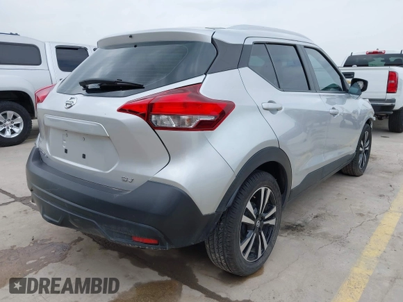 2019 Nissan Kicks S with VIN 3N1CP5CU9KL524812, listed as a IAAI auction lot 41910323 with 88,656 mi miles and . Bid and sale history available at carsss.com. Image 4.