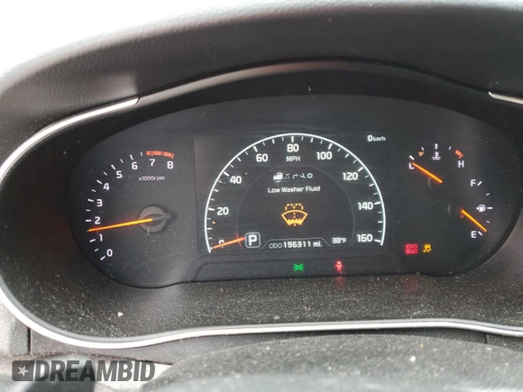 2014 Kia Cadenza Premium with VIN KNALN4D75E5151775, listed as a Copart auction lot 45566005 with 196,311 mi miles and Clean Title. Bid and sale history available at carsss.com. Image 9.