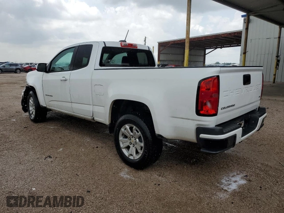 2022 Chevrolet Colorado 2WD LT with VIN 1GCHSCEA7N1247341, listed as a Copart auction lot 53998745 with 33,241 mi miles and Clean Title. Bid and sale history available at carsss.com. Image 2.