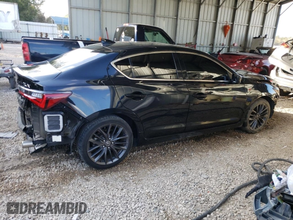 2019 Acura ILX w/Premium/A-Spec Pkg with VIN 19UDE2F82KA002424, listed as a Copart auction lot 69984232 with 50,809 mi miles. Bid and sale history available at carsss.com. Image 3.
