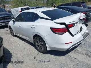 2022 Nissan Sentra SV z VIN 3N1AB8CV0NY248897, wystawiony jako IAAI lot #42027766 z przebiegiem 56 968 mil mil oraz . Historia ofert i sprzedaży dostępna na DreamBid. Obrazek 3.