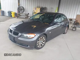 2007 BMW 3 Series 328xi with VIN WBAVC93577KX61922, listed as a IAAI auction lot 41740964 with 1 mi miles. Bid and sale history available at carsss.com. Image 2.