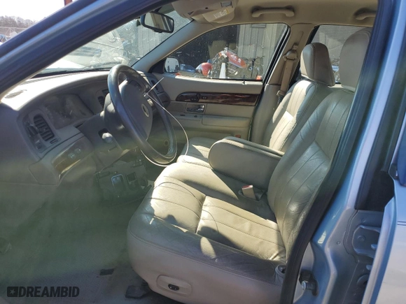 2008 Mercury Grand Marquis LS with VIN 2MEHM75V68X621968, listed as a Copart auction lot 46046215 with 139,176 mi miles and Salvage Title. Bid and sale history available at carsss.com. Image 7.